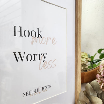 Print - Hook More, Worry Less