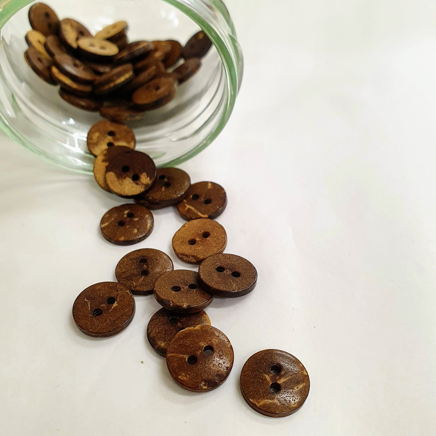 Buttons - Coconut - Tiny - 11.5mm
