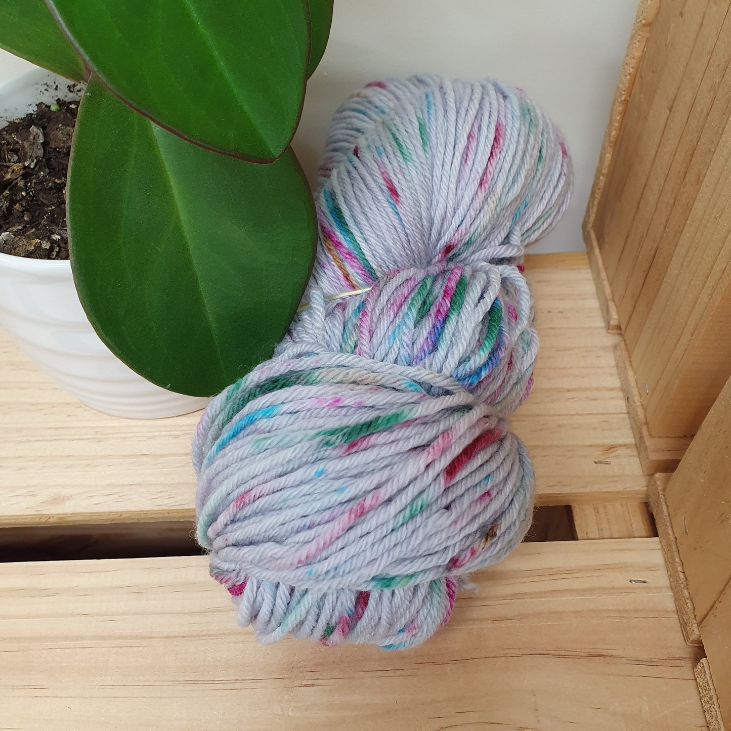 Yarn | Let Them Knit - 10ply - Silver Speckles