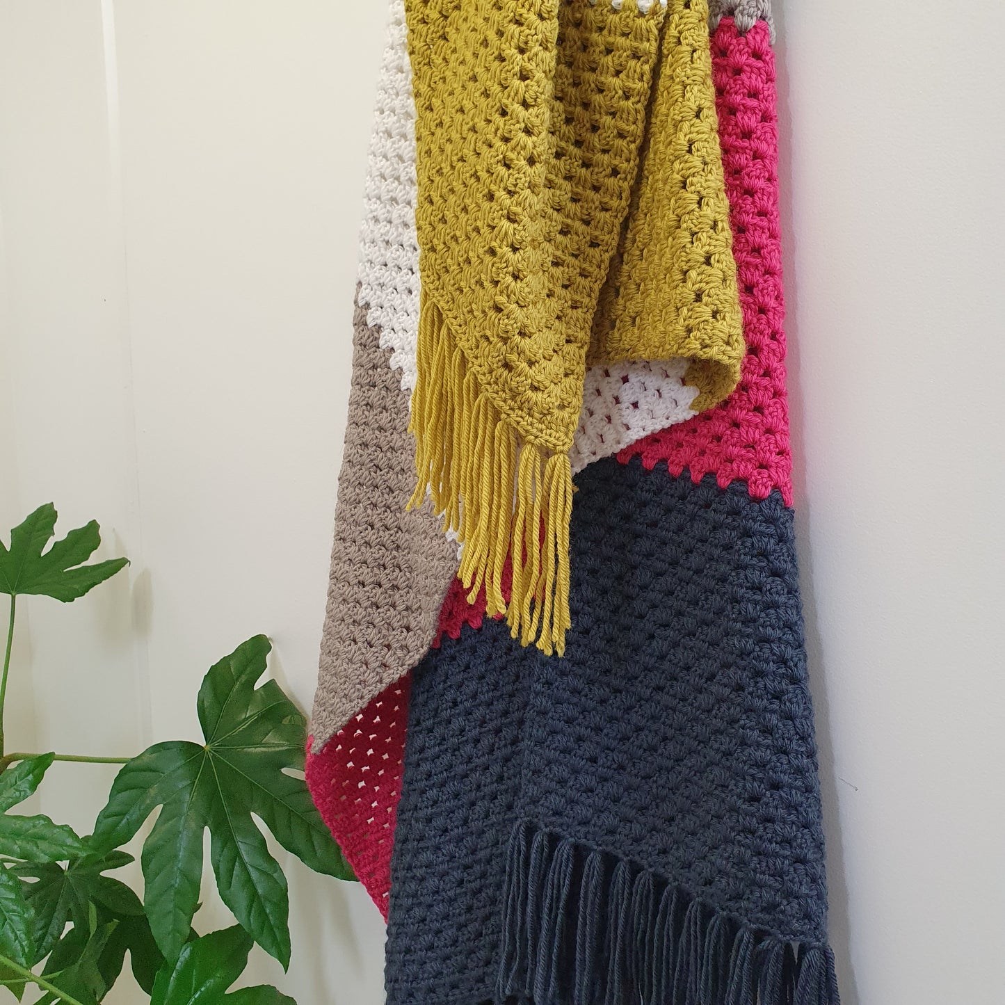 Simple Stripes Throw Crochet Pattern
