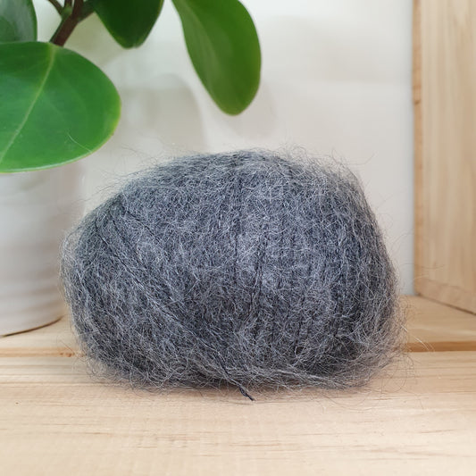 Vivienne 2ply Mohair / Silk - Charcoal (154)