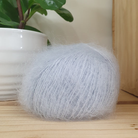 Vivienne 2ply Mohair / Silk - Frost (1115)