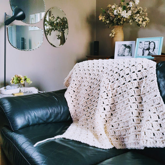 Super Chunky Throw Crochet Pattern