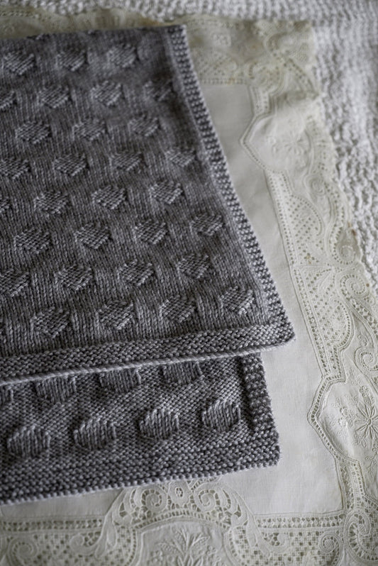 Polka Dot Blanket Knit Pattern