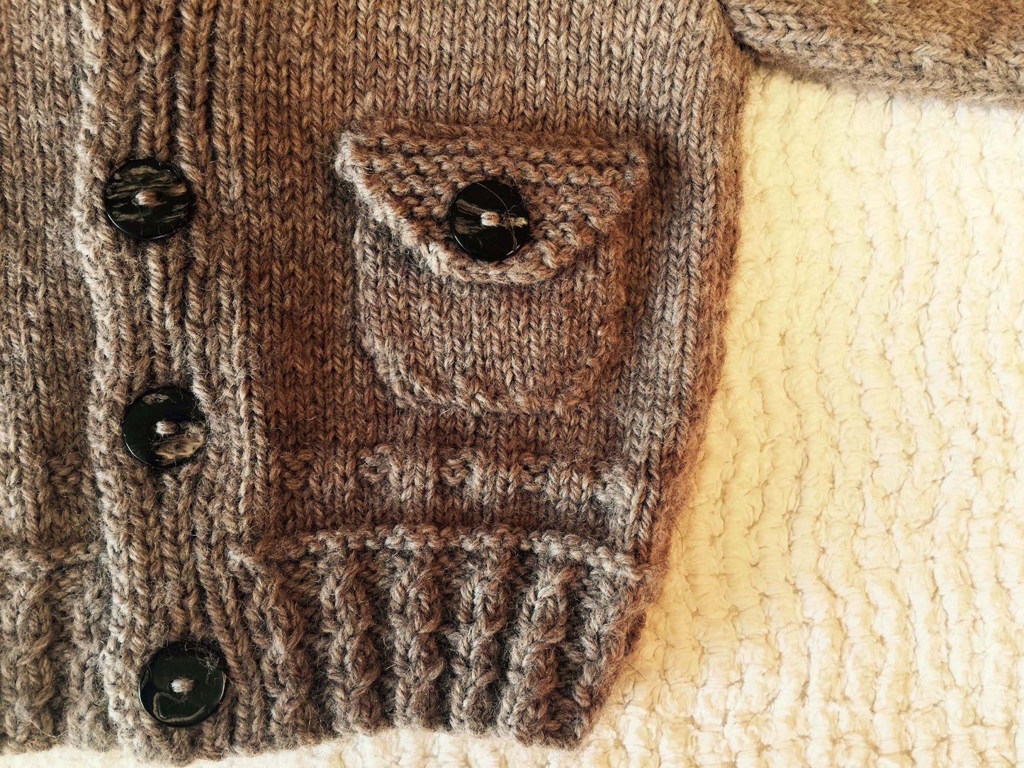 Boston Cardi and Beanie Knit Pattern