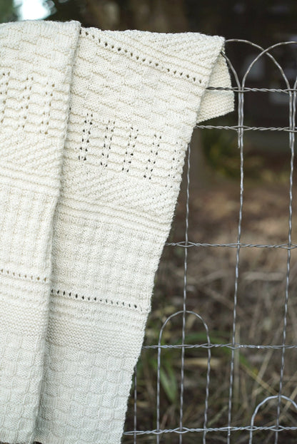 Stitch Sampler Blanket Knit Pattern