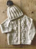Riley Cardi and Hat Knit Pattern
