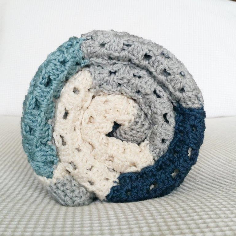 Simple Squares Blanket Crochet Pattern