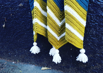 Chevron Blanket Crochet Pattern