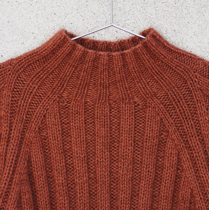 Chunky Rib Sweater Knit Pattern