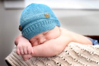 Baby Newsboy Hat Knit Pattern